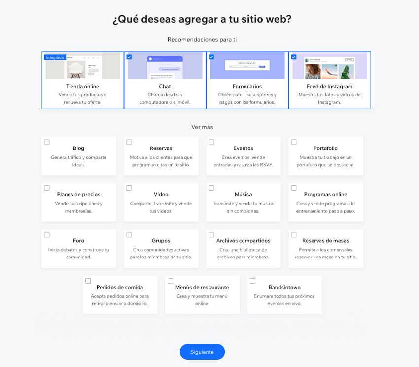 pagina web con wix