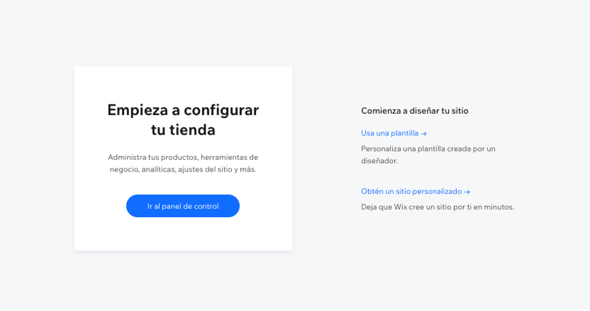 pagina web con wix